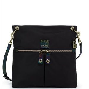Henri Bendel Jetsetter Messenger in Petrol